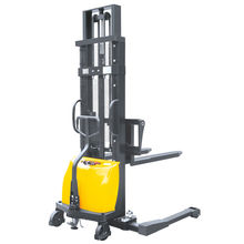 Semi-electric stacker truck